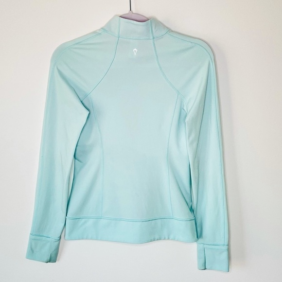 ❤️ Ivivva by Lululemon Perfect Your Practice Jacket in Light Blue M10 - Picture 2 of 8